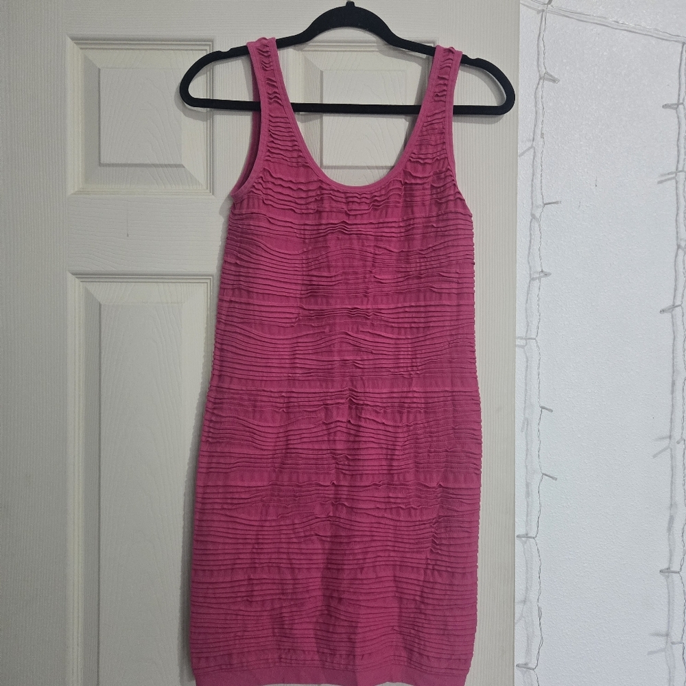Forever 21 Hot Pink Ribbed Tank Top